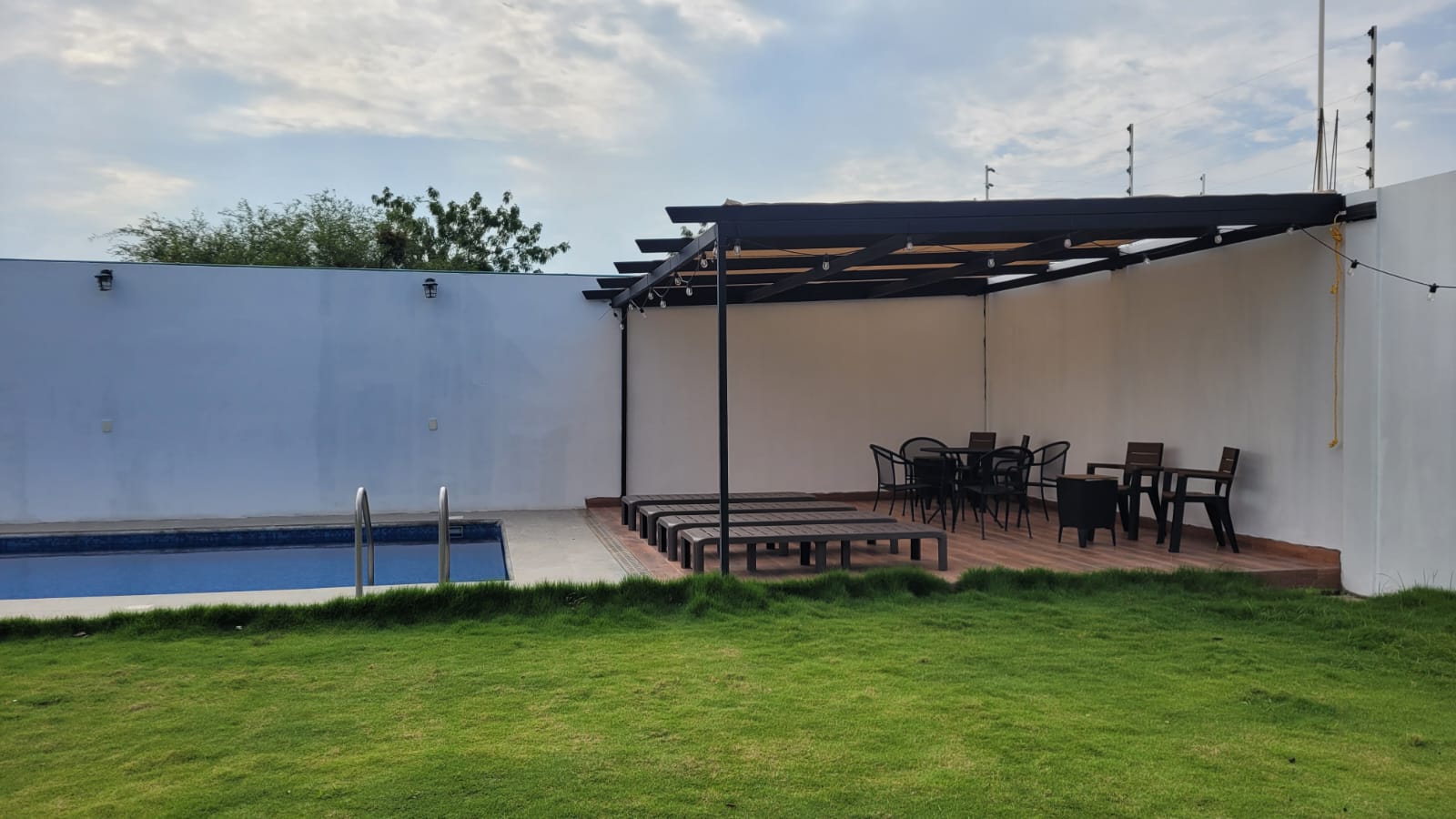 Día de piscina en familia